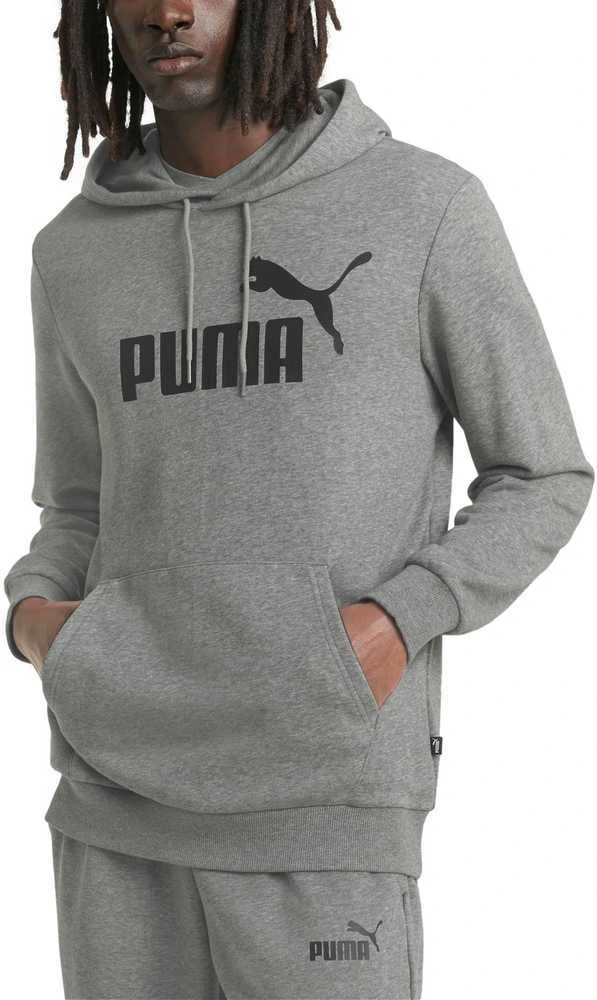Puma Džemperis Vyrams Ess Big Logo Hoodie Pilkas 586688 03