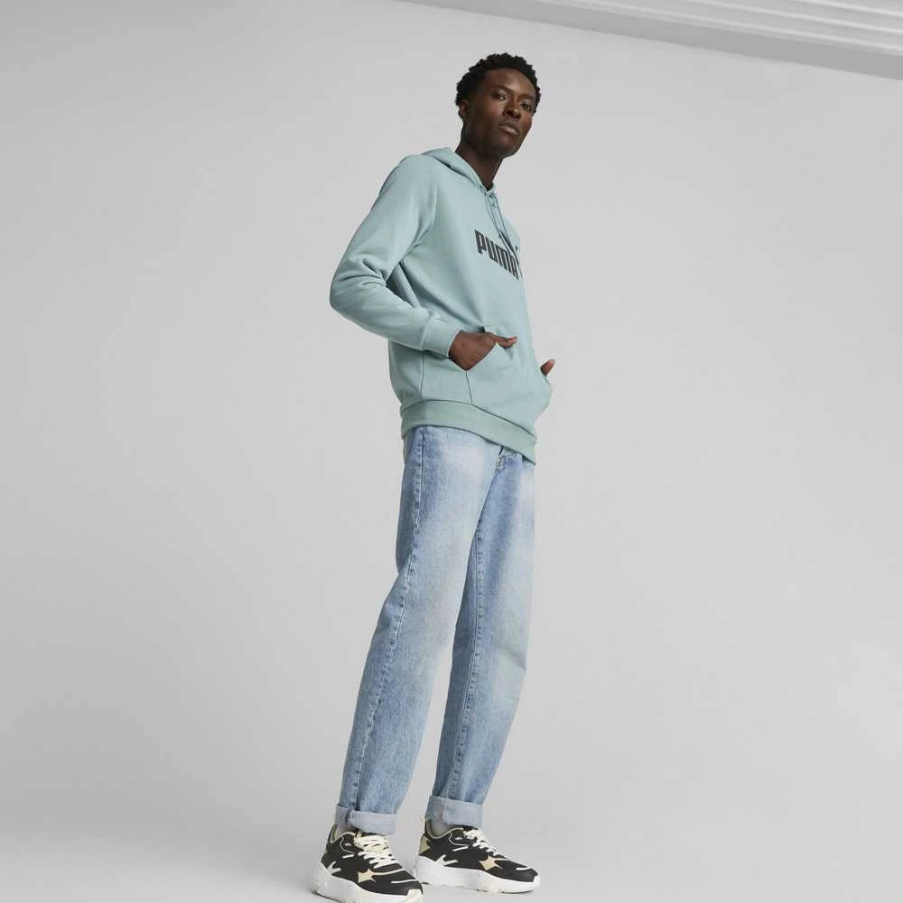 Puma Džemperis Vyrams Ess Big Logo Hoodie Žalias 586687 75