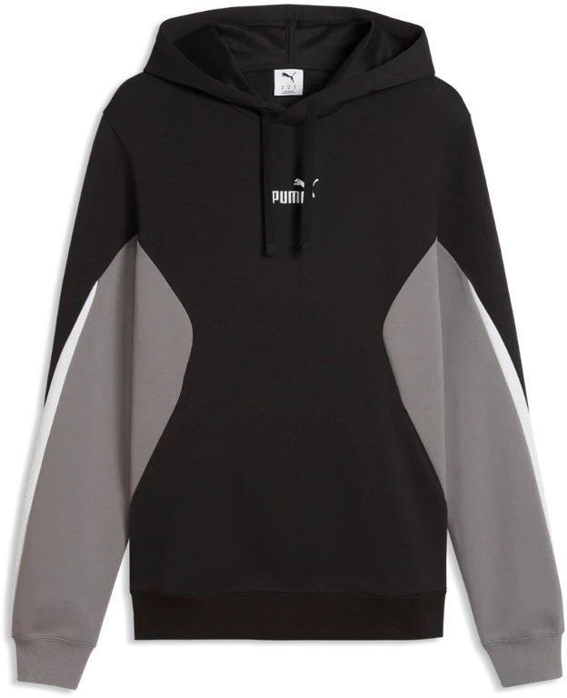 Puma Džemperis Vyrams Ess Block Hoodie Juodas Pilkas 692597 01