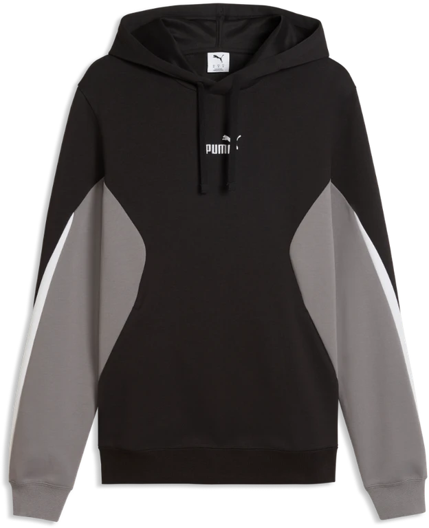 Puma Džemperis Vyrams Ess Block Hoodie Juodas Pilkas 692597 01