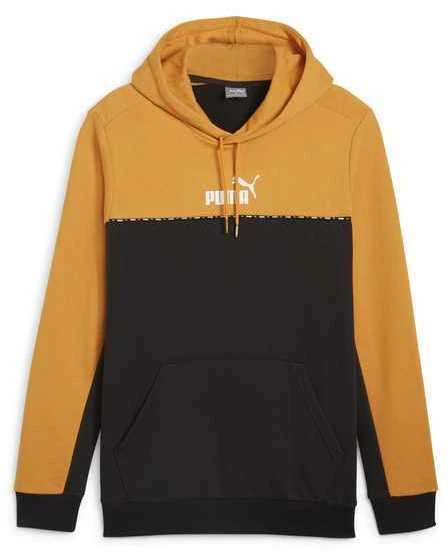 Puma Džemperis Vyrams Ess Block X Tape Juodas Geltona 675173 91