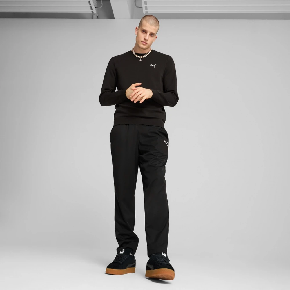 Puma Džemperis Vyrams Ess Crew Tr Juodas 682568 01