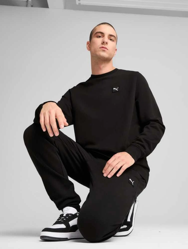 Puma Džemperis Vyrams Ess Elevated Crew Tr Juodas 684727 01