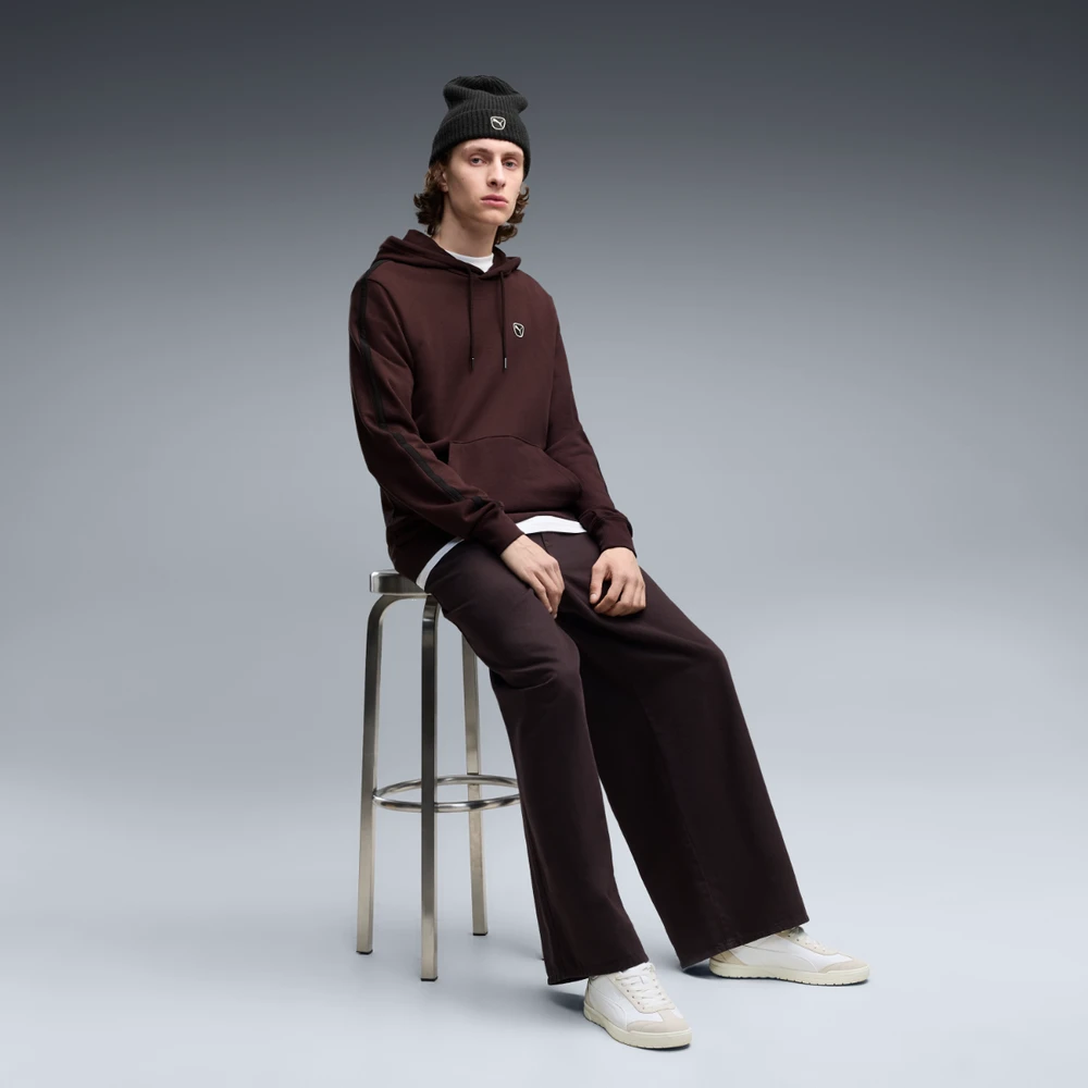 Puma Džemperis Vyrams Ess Elevated Hoodie Fl Brown 693850 33