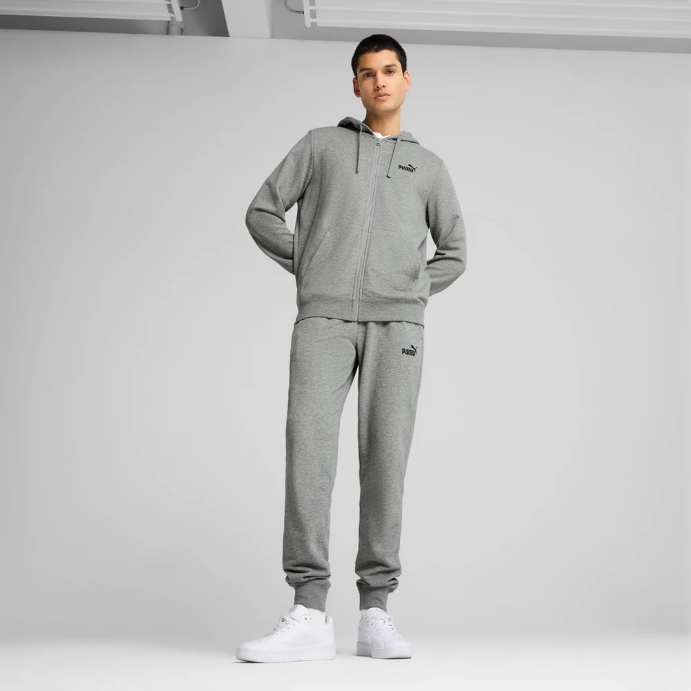 Puma Džemperis Vyrams Ess No.1 Logo Hoodie Pilkas 682588 03