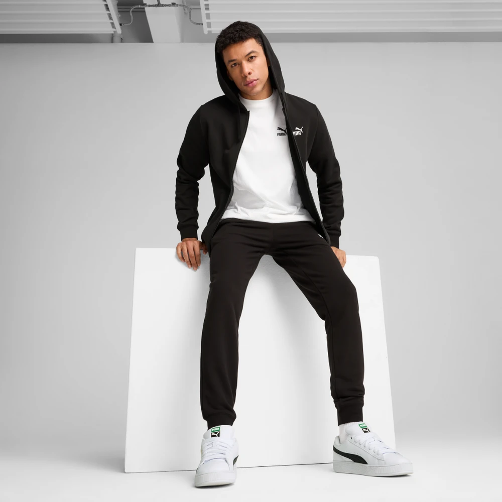 Puma Džemperis Vyrams Ess No.1 Logo Hoodie Fl Juodas 682586 01