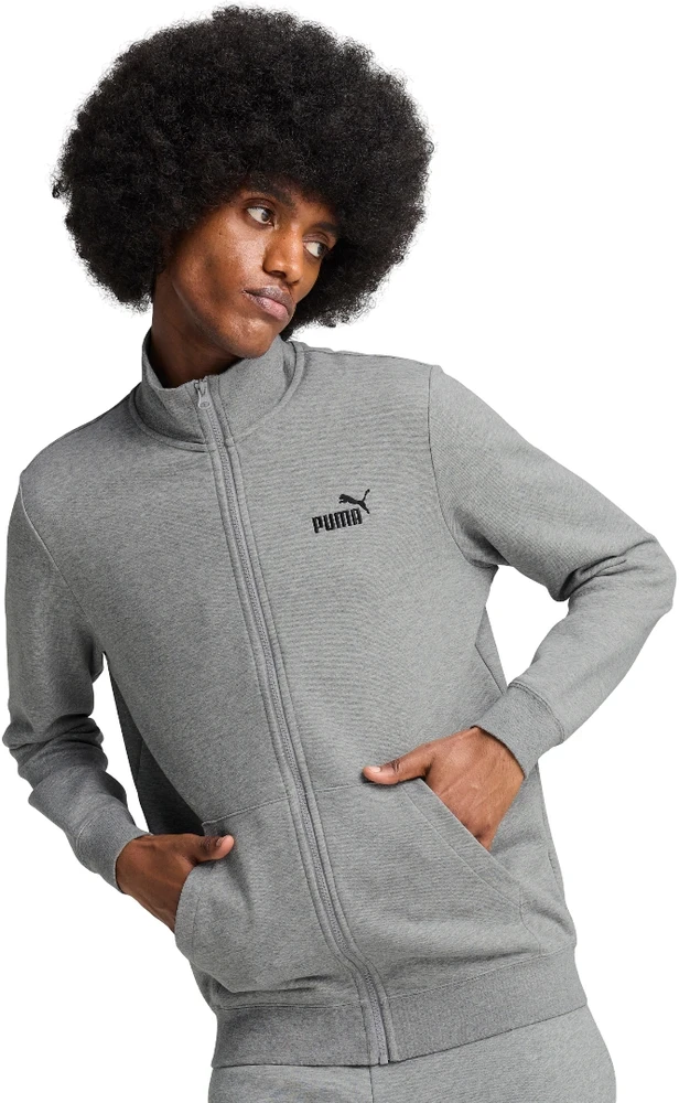 Puma Džemperis Vyrams Ess No.1 Logo Track Jacket Pilkas 682584 03