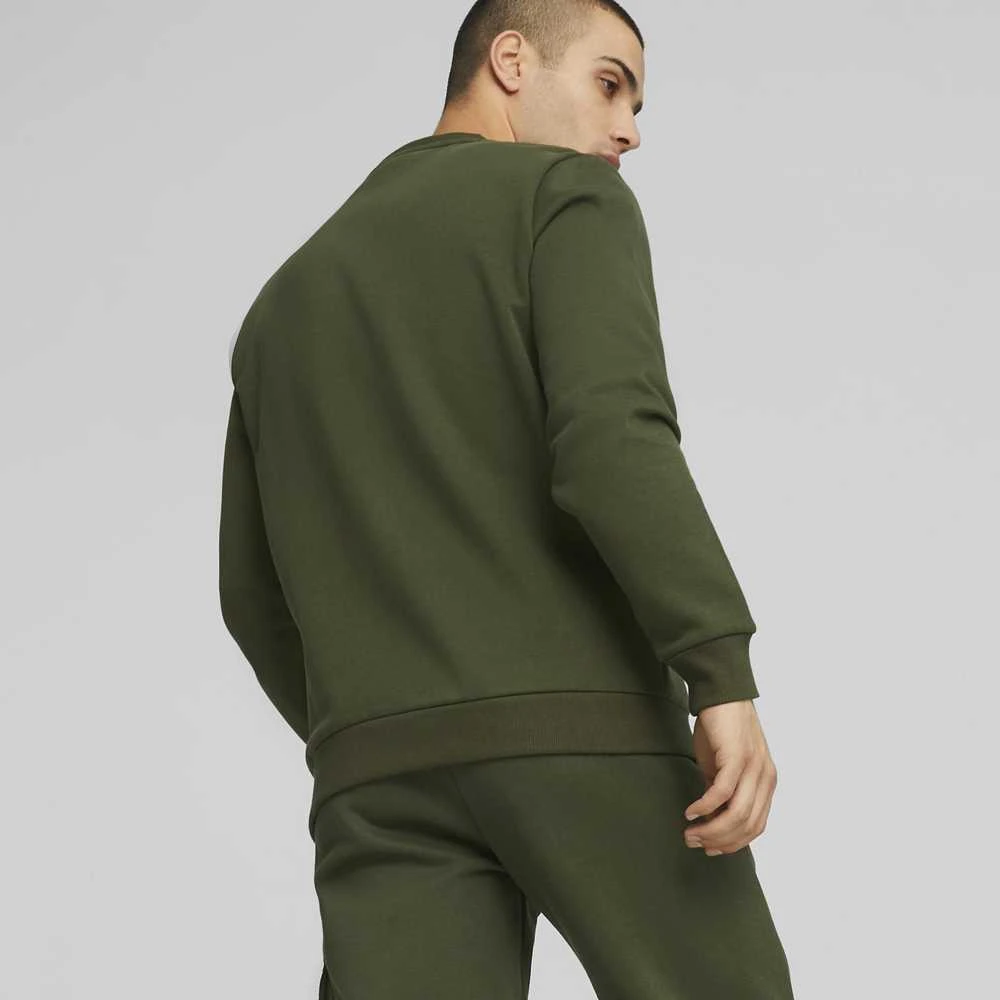 Puma Džemperis Vyrams Ess Small Logo Crew Fl Žalias 586683 31