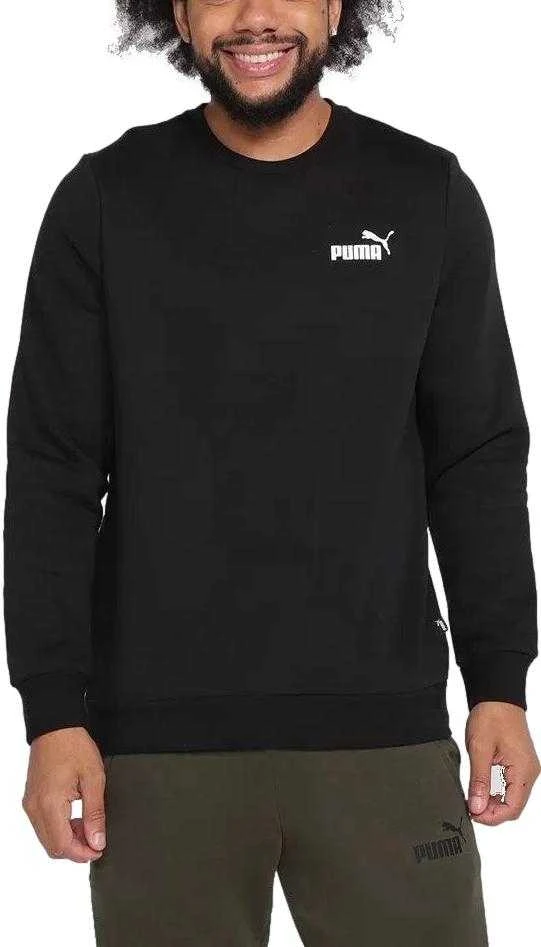 Puma Džemperis Vyrams Ess Small Logo Crew Juodas 586682 01