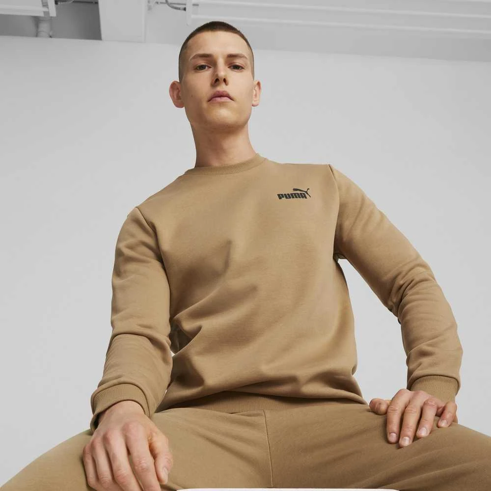 Puma Džemperis Vyrams Ess Small Logo Crew Brown 586683 86