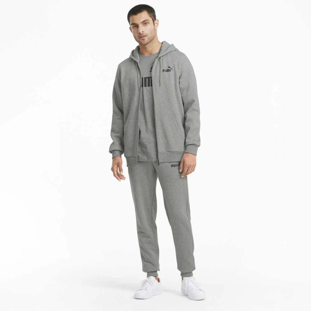 Puma Džemperis Vyrams Ess Small Logo Fz Pilkas 586702 03