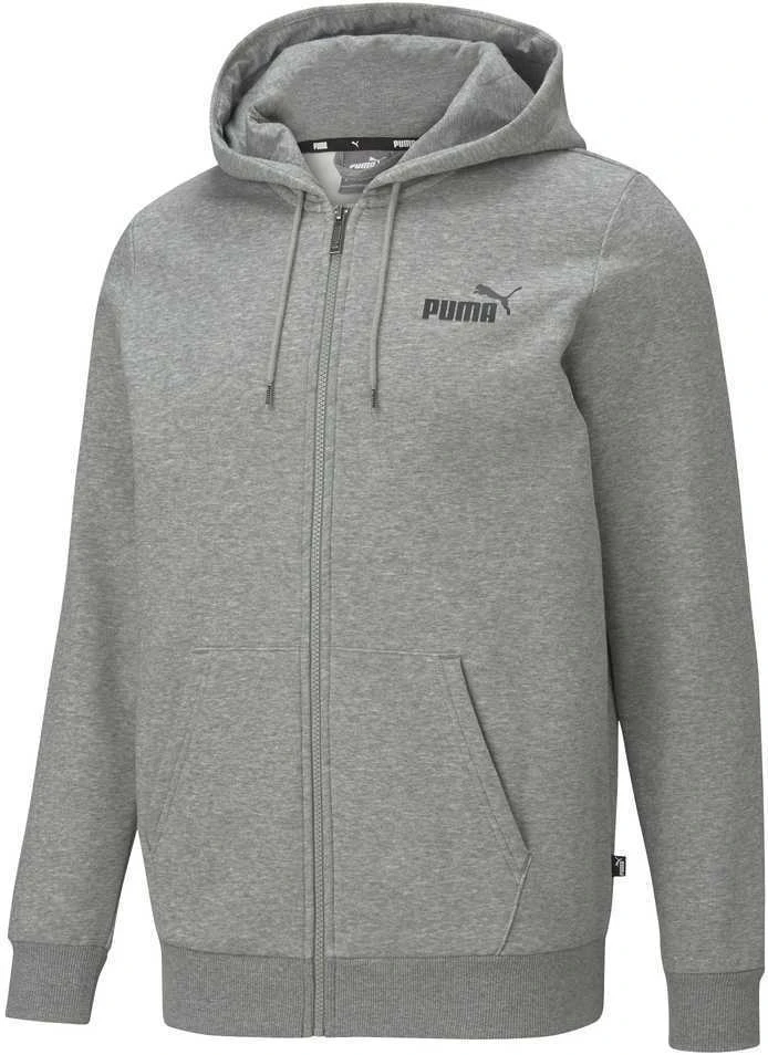 Puma Džemperis Vyrams Ess Small Logo Fz Pilkas 586702 03