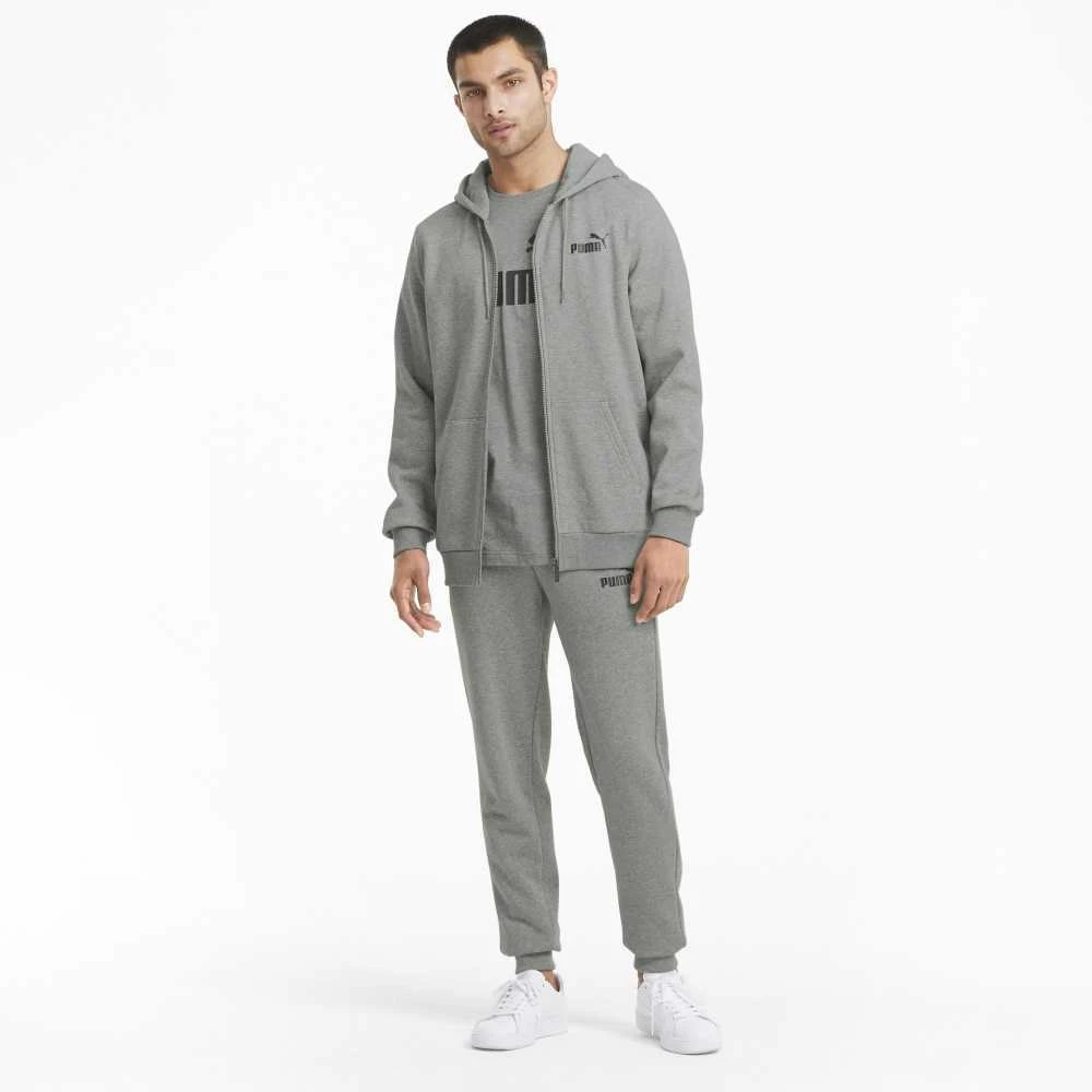 Puma Džemperis Vyrams Ess Small Logo Fz Pilkas 586702 03