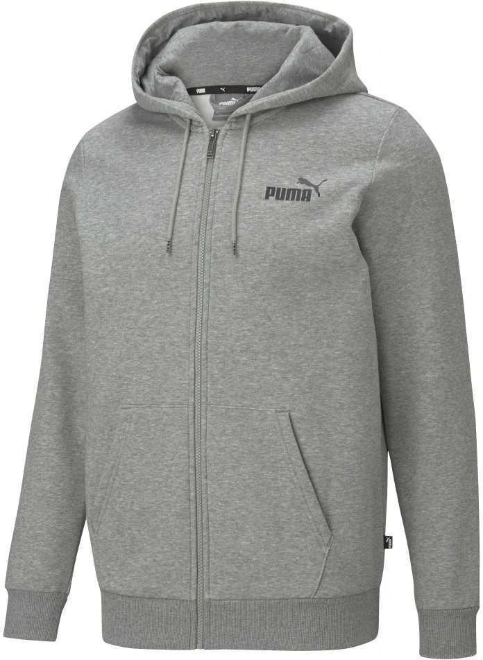 Puma Džemperis Vyrams Ess Small Logo Fz Pilkas 586702 03