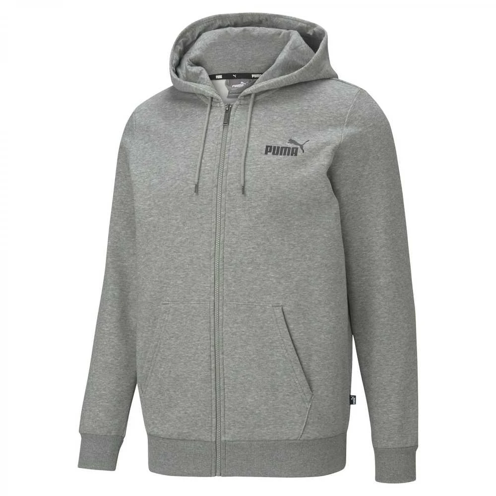 Puma Džemperis Vyrams Ess Small Logo Fz Pilkas 586702 03