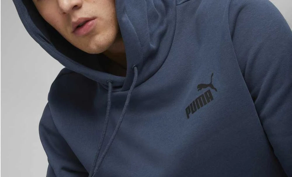 Puma Džemperis Vyrams Ess Small Logo Hoodie Mėlyna 586691 97
