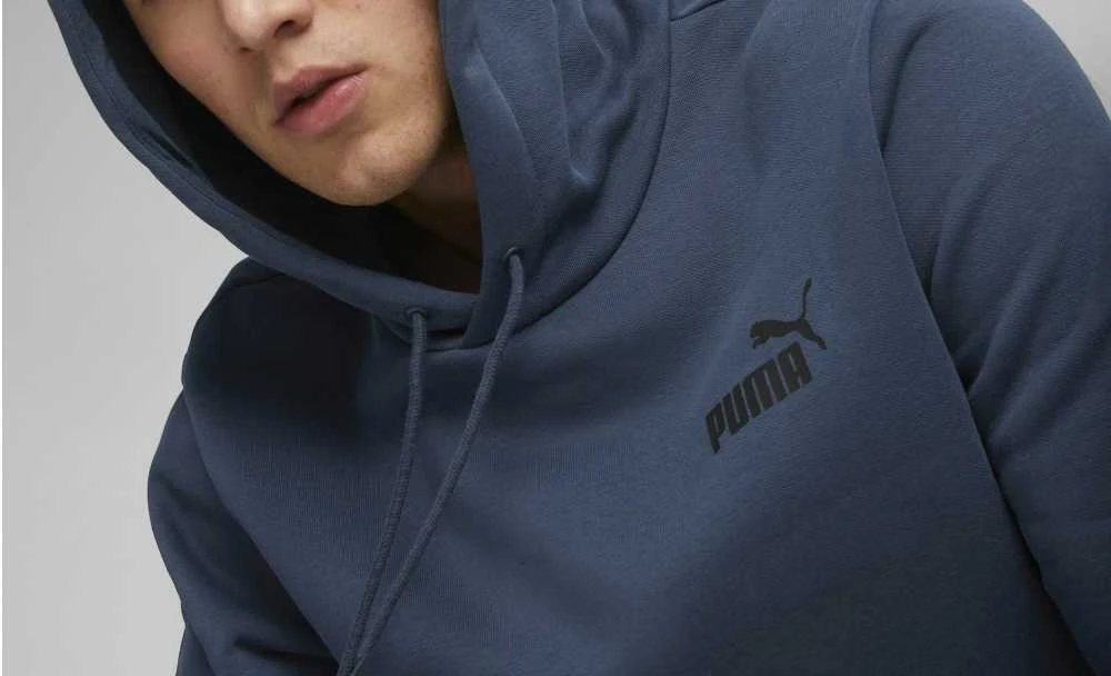 Puma Džemperis Vyrams Ess Small Logo Hoodie Mėlyna 586691 97