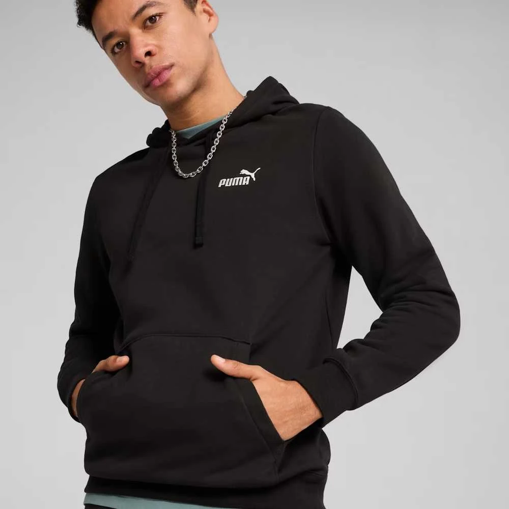 Puma Džemperis Vyrams Ess Small No.1 Logo Hoodie Fl Juodas 682574 01