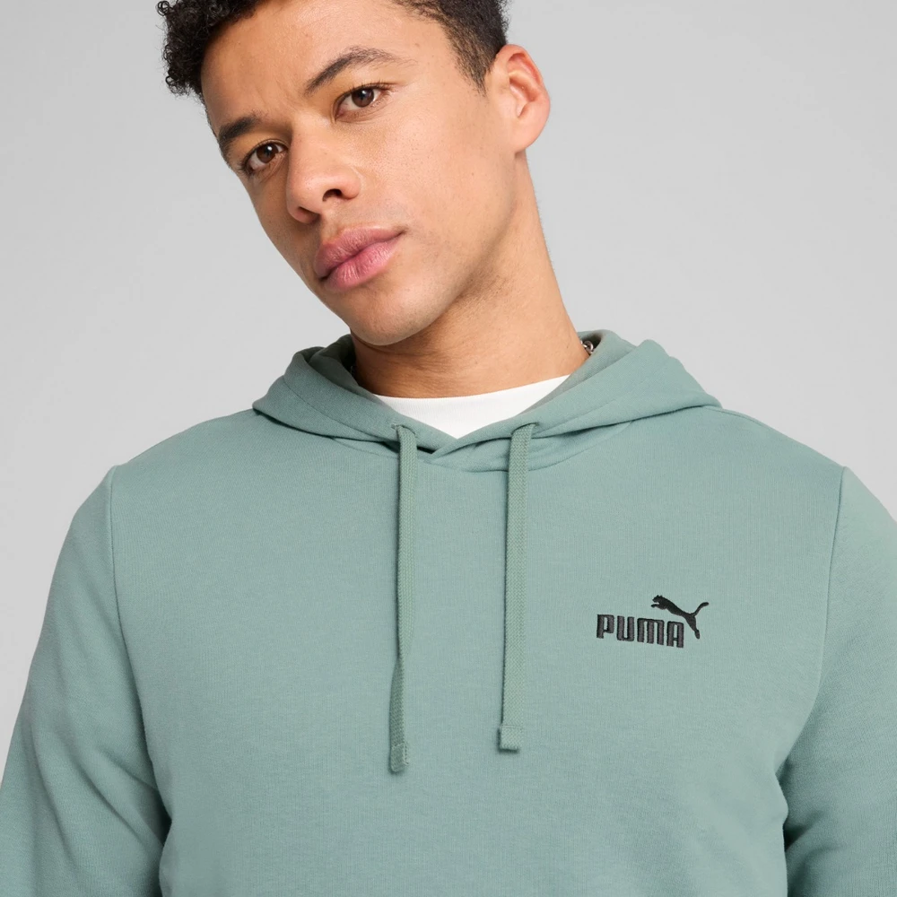 Puma Džemperis Vyrams Ess Small No.1 Logo Hoodie Žalias 682577 30