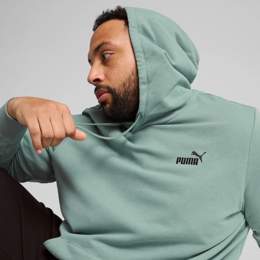 Puma Džemperis Vyrams Ess Small No.1 Logo Hoodie Žalias 682577 30