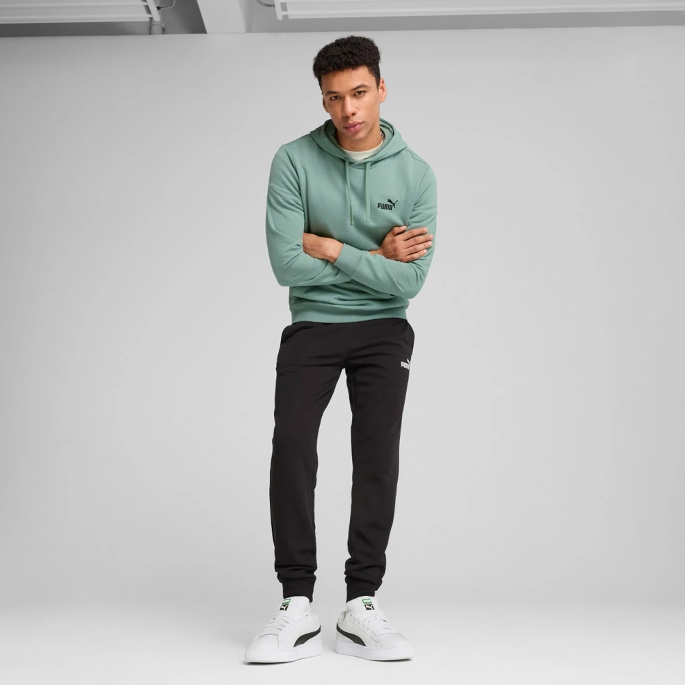 Puma Džemperis Vyrams Ess Small No.1 Logo Hoodie Žalias 682577 30