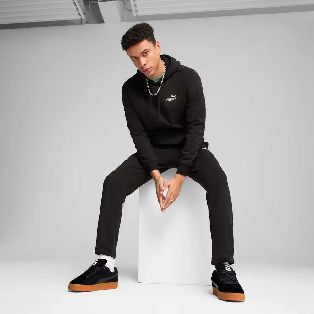 Puma Džemperis Vyrams Ess Small No.1 Logo Hoodie Fl Juodas 682574 01