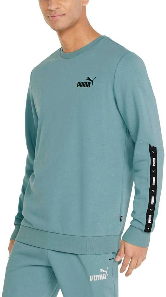 Puma Džemperis Vyrams Ess+ Tape Crew Žalias 847384 50