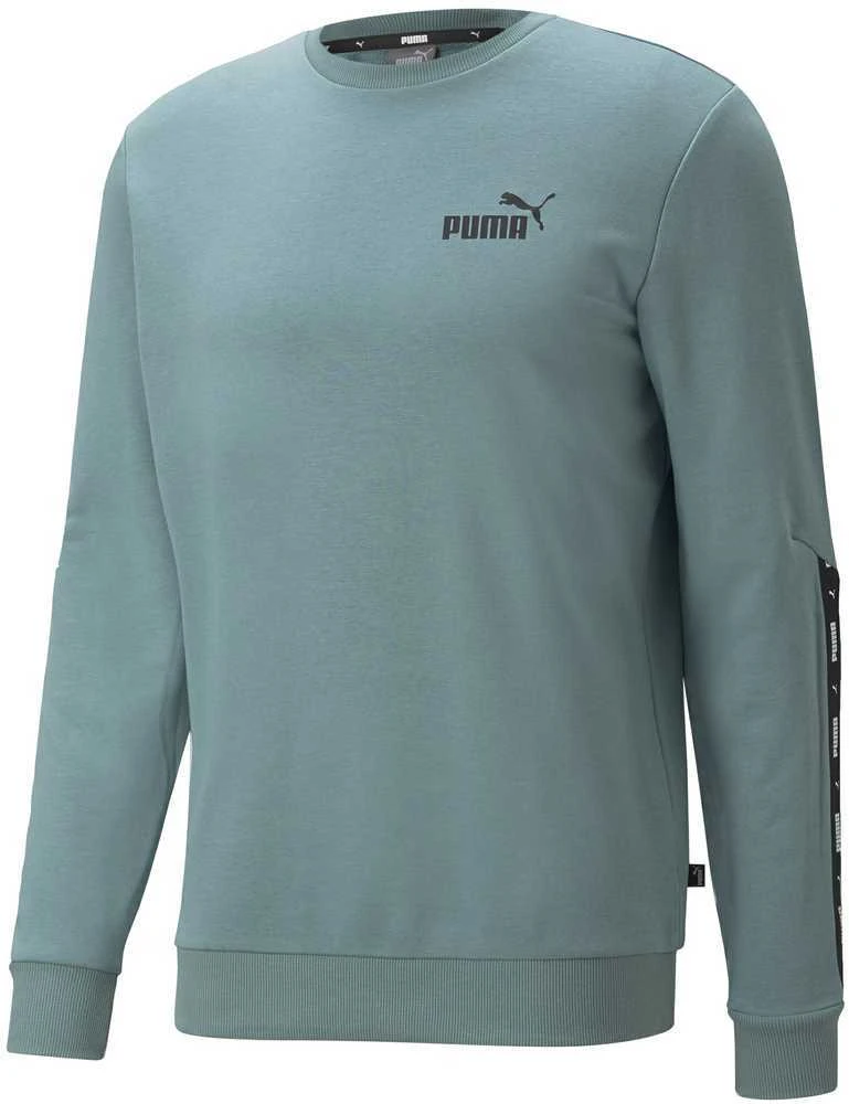Puma Džemperis Vyrams Ess+ Tape Crew Žalias 847384 50