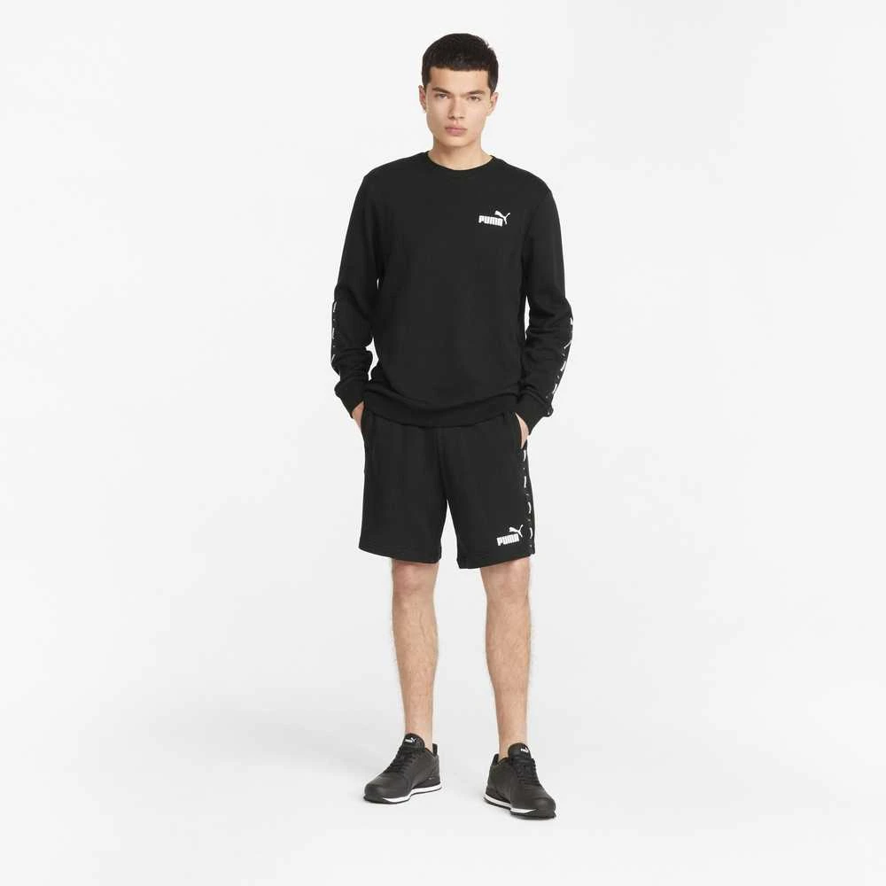 Puma Džemperis Vyrams Ess+ Tape Crew Juodas 847384 01