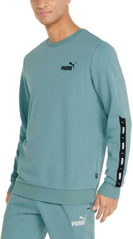 Puma Džemperis Vyrams Ess+ Tape Crew Žalias 847384 50