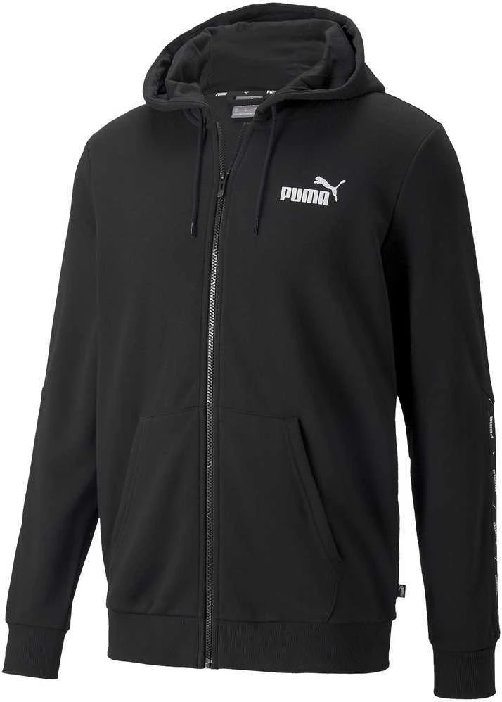 Puma Džemperis Vyrams Ess+ Tape Full-Zip Juodas 848768 01