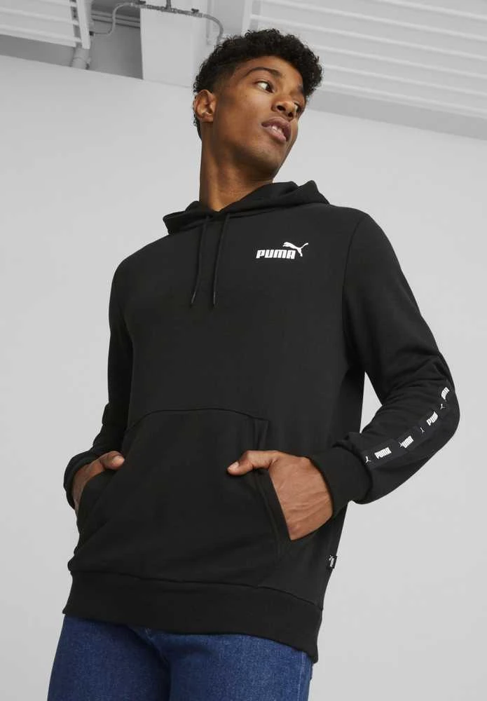Puma Džemperis Vyrams Ess+ Tape Hoodie Juodas 847385 01