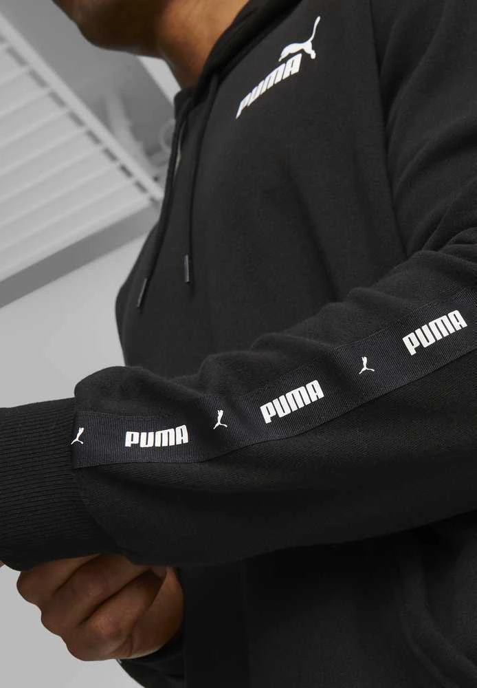 Puma Džemperis Vyrams Ess+ Tape Hoodie Juodas 847385 01
