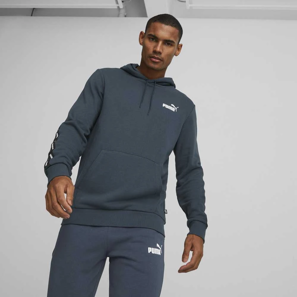 Puma Džemperis Vyrams Ess+ Tape Hoodie Navy 847385 16