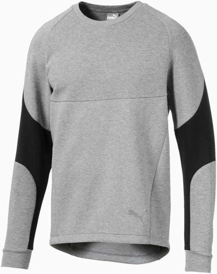 Puma Džemperis Vyrams Evostripe Crew Medium Pilkas Juodas 580091 03