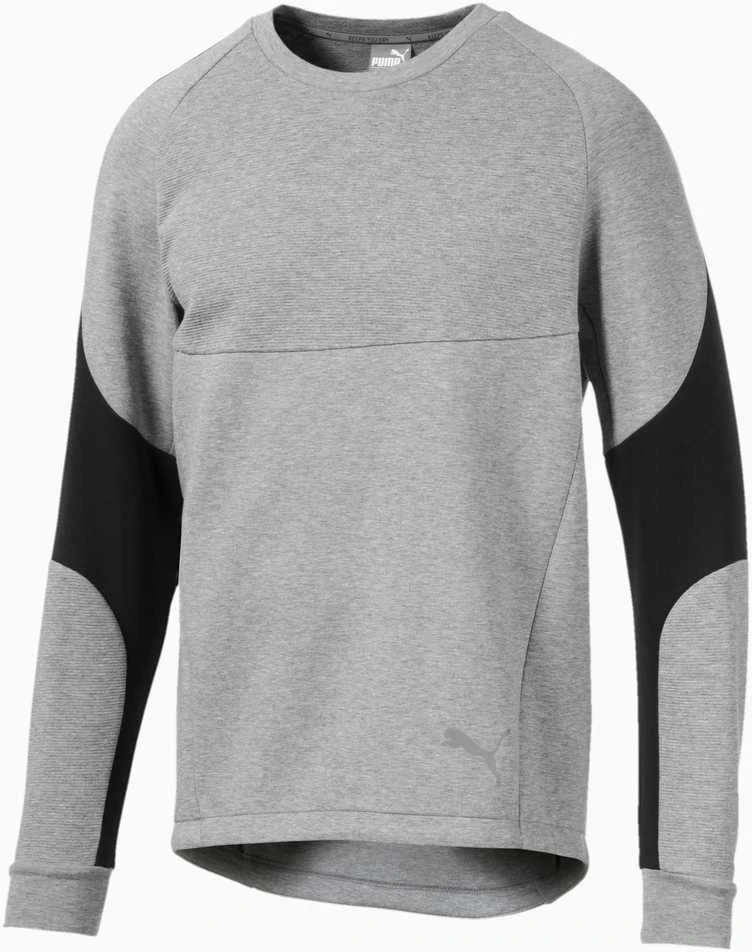 Puma Džemperis Vyrams Evostripe Crew Medium Pilkas Juodas 580091 03