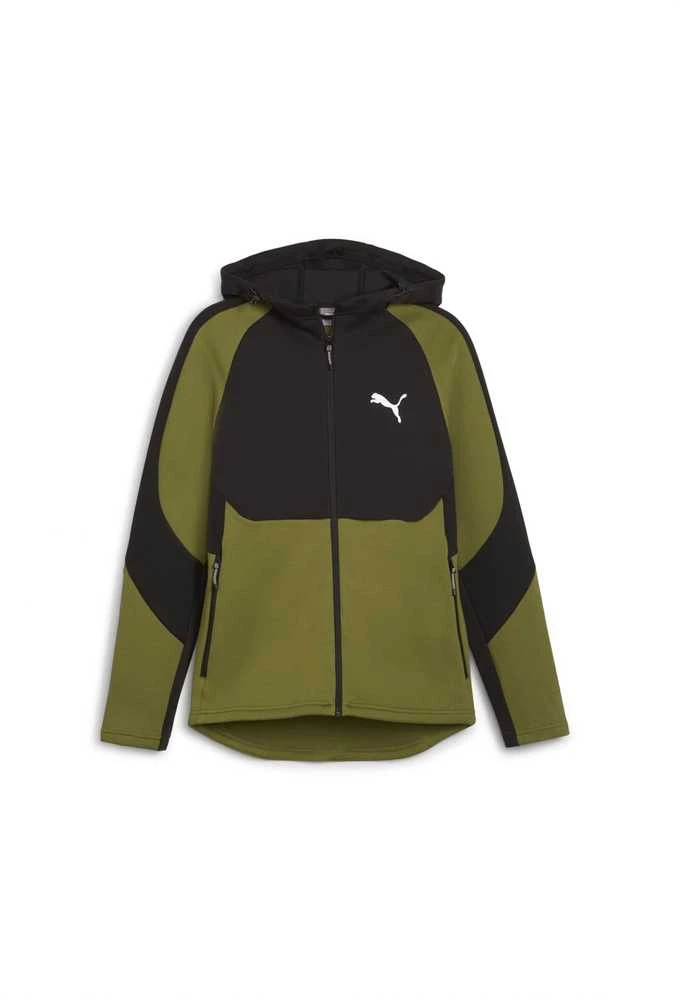 Puma Džemperis Vyrams Evostripe Full-Zip Juodas Žalias 678995 33
