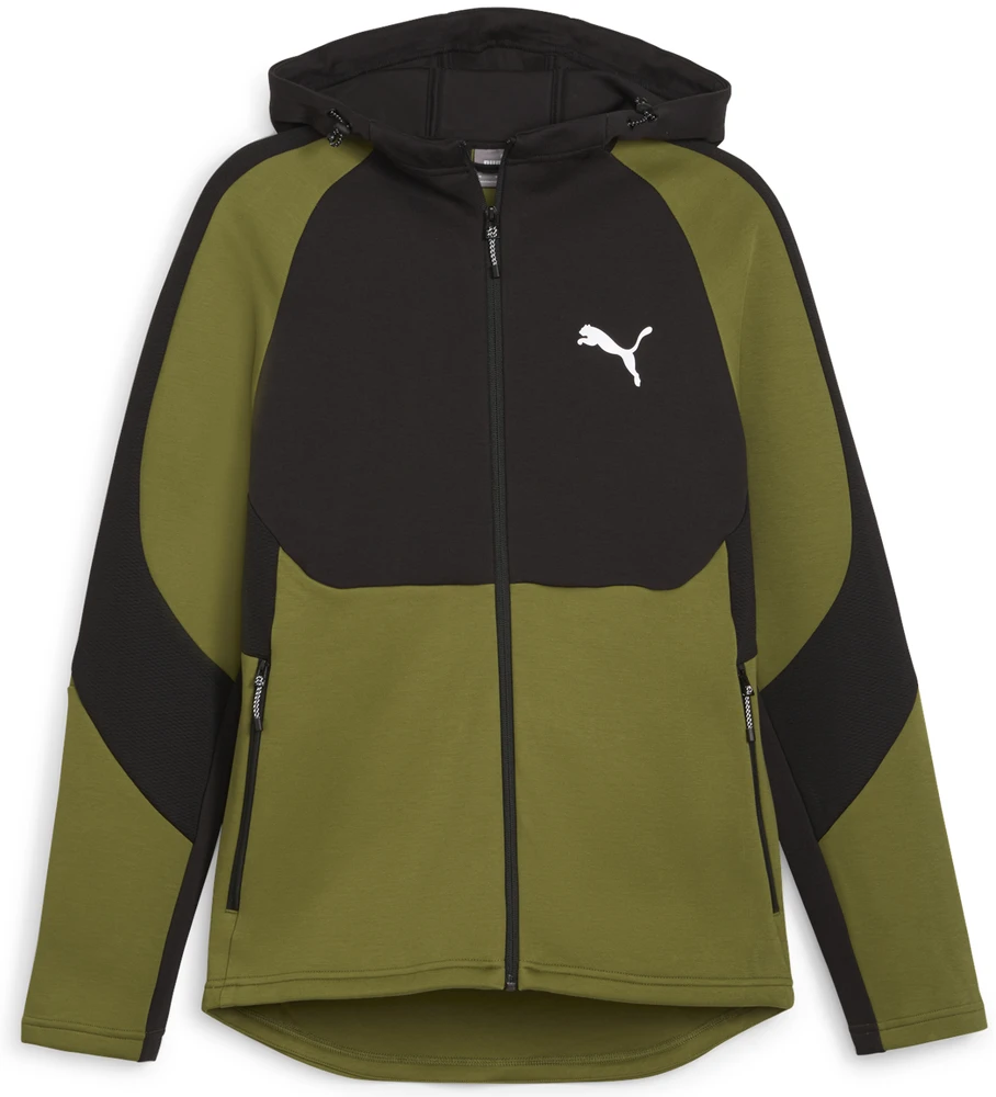 Puma Džemperis Vyrams Evostripe Full-Zip Juodas Žalias 678995 33