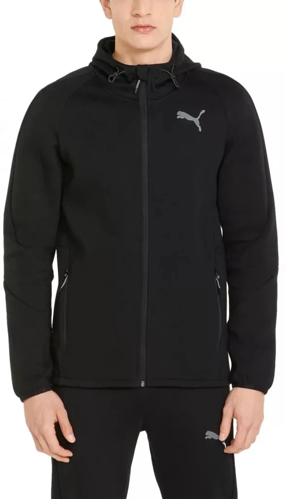 Puma Džemperis Vyrams Evostripe Full-Zip Juodas 847401 01