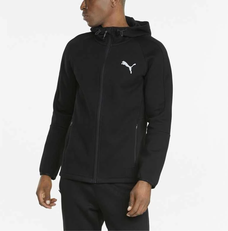 Puma Džemperis Vyrams Evostripe FZ Hood Juodas 589424 01