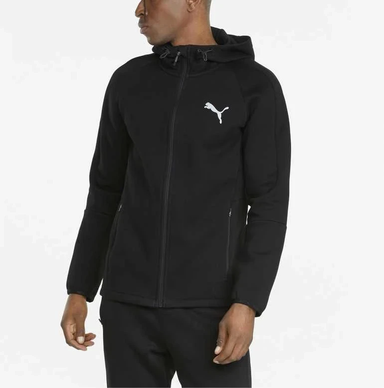 Puma Džemperis Vyrams Evostripe FZ Hood Juodas 589424 01