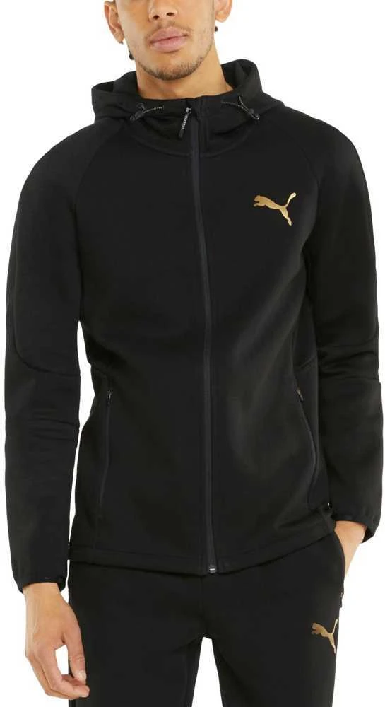 Puma Džemperis Vyrams Evostripe Fz Hoodie Juodas 589424 51