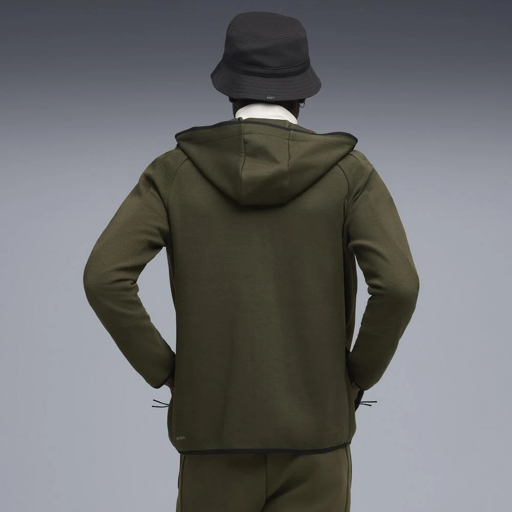 Puma Džemperis Vyrams Evostripe Fz Hoodie Khaki 688231 70