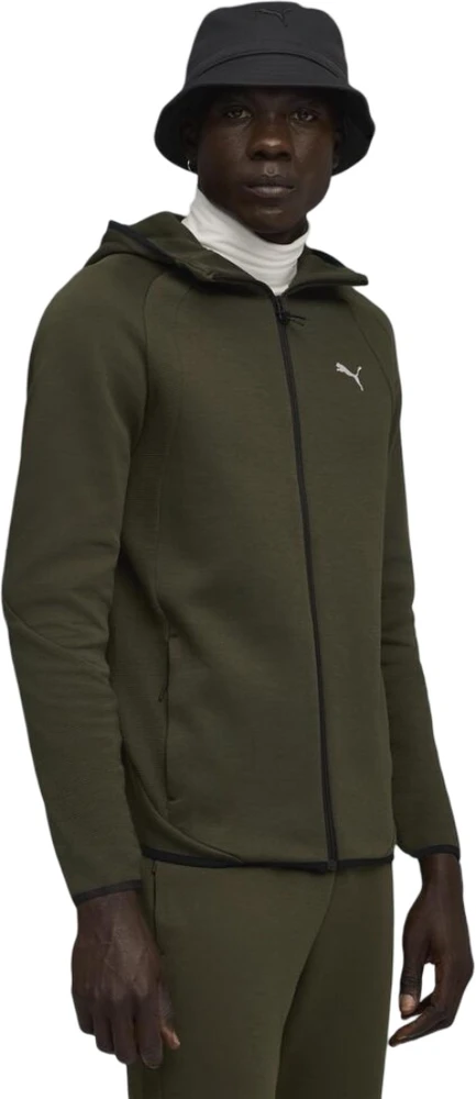 Puma Džemperis Vyrams Evostripe Fz Hoodie Khaki 688231 70