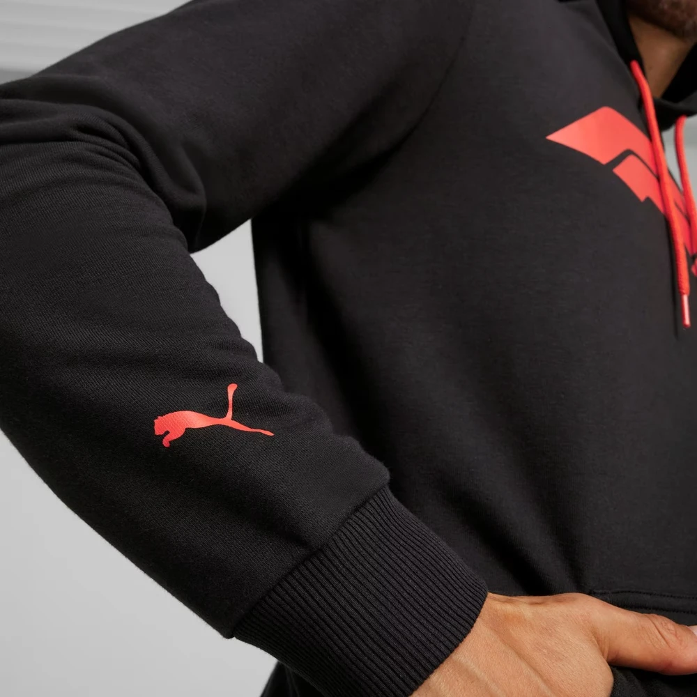 Puma Džemperis Vyrams F1 Ess Logo Hoodie Juodas 625853 01