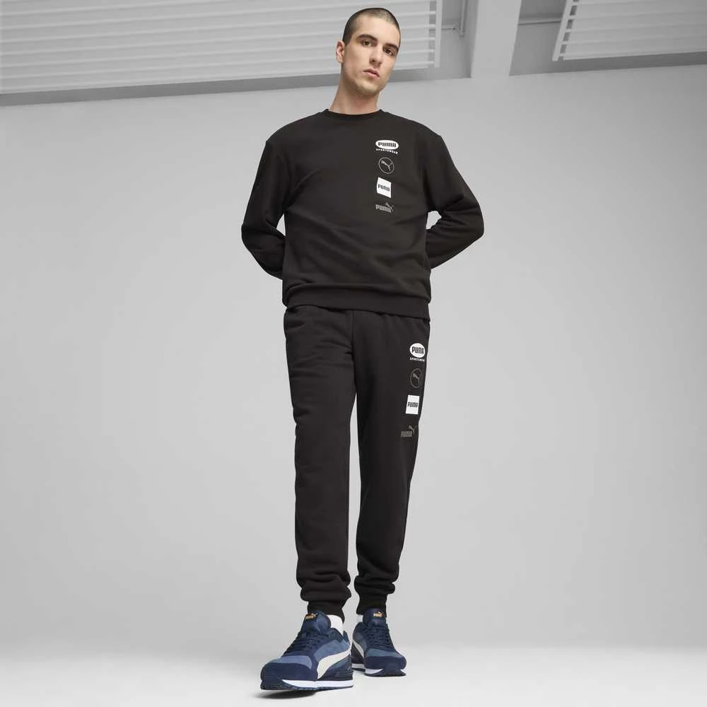 Puma Džemperis Vyrams Power Graphic Crew Juodas 682751 01