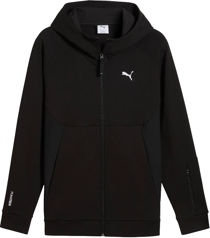 Puma Džemperis Vyrams Pumatech Full-Zip Hoodie Juodas 684605 01