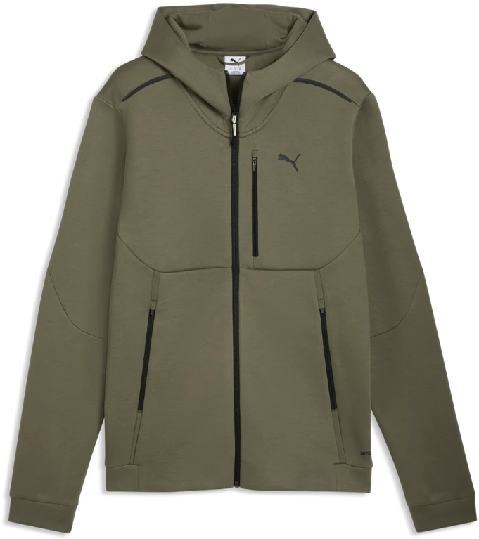 Puma Džemperis Vyrams Pumatech Full Zip Hoodie Chaki 634415 81