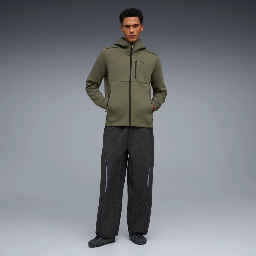Puma Džemperis Vyrams Pumatech Full Zip Hoodie Chaki 634415 81