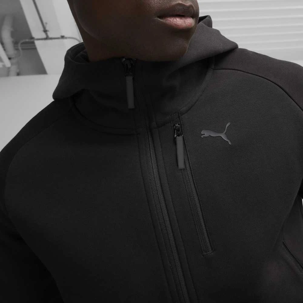 Puma Džemperis Vyrams Pumatech Fz Hoodie Dk Juodas 624385 01
